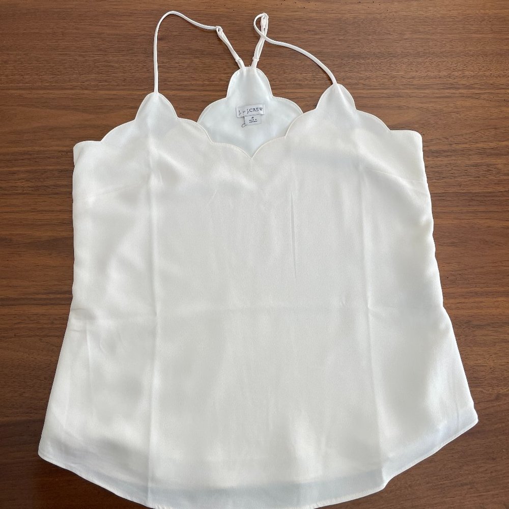 J Crew Scalloped Edge Cami